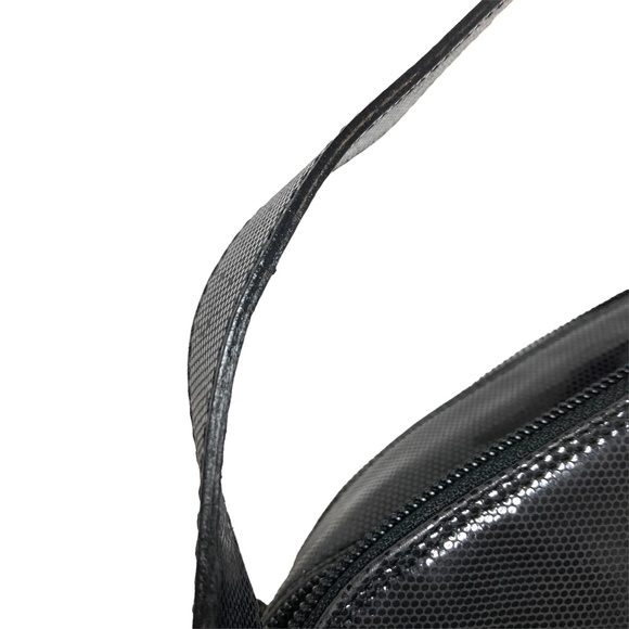 bag dark grey Laeda 4 Bloomingdales shoulder cross body leather faux lizard 9x5 - Picture 10 of 12